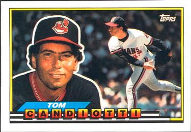 1989 Topps Big #267 Tom Candiotti Front
