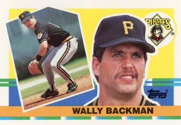 1990 Topps Big #233 Wally Backman Front