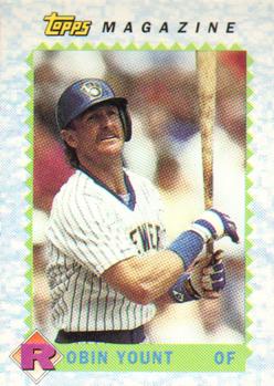 1990 Topps Magazine #TM12 Robin Yount Front