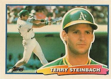 1988 Topps Big #39 Terry Steinbach Front