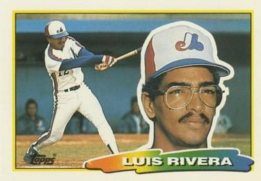 1988 Topps Big #223 Luis Rivera Front