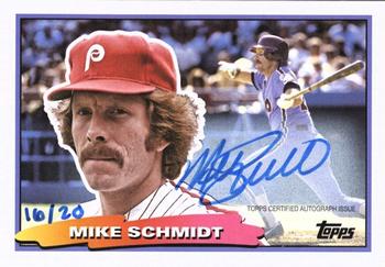 2022 Topps Archives - 1988 Topps Big Minis Autographs #88BM-24 Mike Schmidt Front