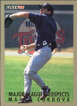 1994 Fleer - Major League Prospects #6 Marty Cordova Front
