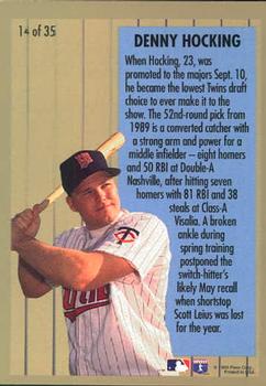 1994 Fleer - Major League Prospects #14 Denny Hocking Back