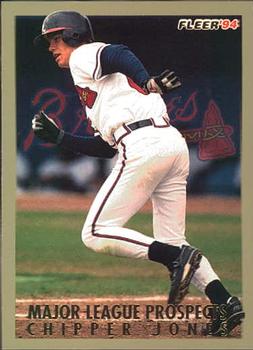 1994 Fleer - Major League Prospects #18 Chipper Jones Front
