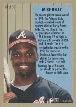 1994 Fleer - Major League Prospects #20 Mike Kelly Back