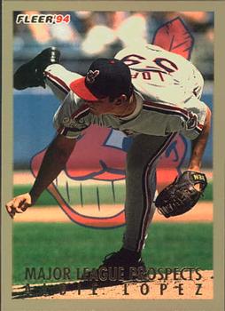 1994 Fleer - Major League Prospects #22 Albie Lopez Front