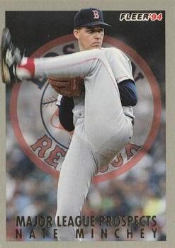 1994 Fleer - Major League Prospects #25 Nate Minchey Front