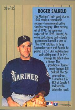 1994 Fleer - Major League Prospects #30 Roger Salkeld Back