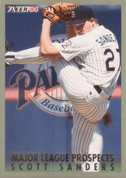 1994 Fleer - Major League Prospects #31 Scott Sanders Front