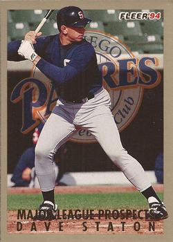 1994 Fleer - Major League Prospects #32 Dave Staton Front