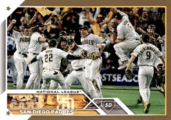 2023 Topps - Gold #655 San Diego Padres Front