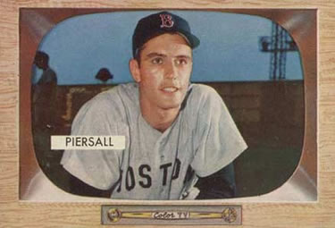1955 Bowman #16 Jim Piersall Front