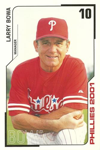 2001 Philadelphia Phillies #NNO Larry Bowa Front
