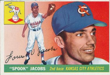 1955 Topps #61 Spook Jacobs Front