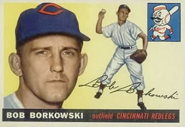 1955 Topps #74 Bob Borkowski Front