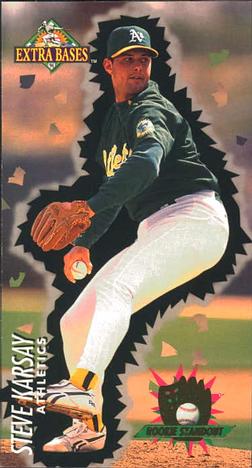 1994 Fleer Extra Bases - Rookie Standouts #10 Steve Karsay Front