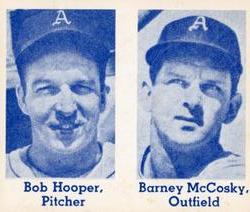 1979 HRT/RES 1950 Philadelphia Doubleheaders #NNO Bob Hooper / Barney McCosky Front