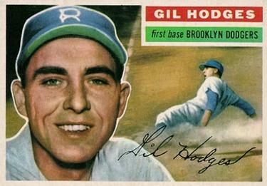 1956 Topps #145 Gil Hodges Front