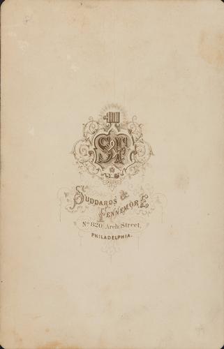 1874 Suddards & Fennemore Cabinets #NNO Cap Anson Back