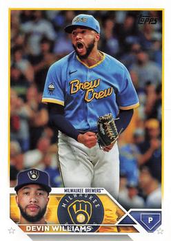 2023 Topps Update #US91 Devin Williams Front