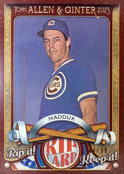 2023 Topps Allen & Ginter - A&G Rip Cards #RC-GMAD Greg Maddux Front