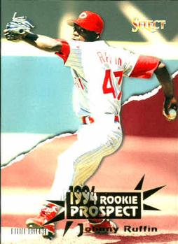 1994 Select #394 Johnny Ruffin Front