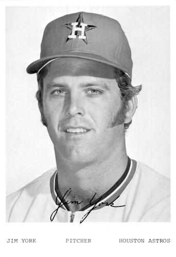 1973 Houston Astros Photocards #NNO Jim York Front