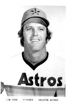 1975 Houston Astros Photos #NNO Jim York Front