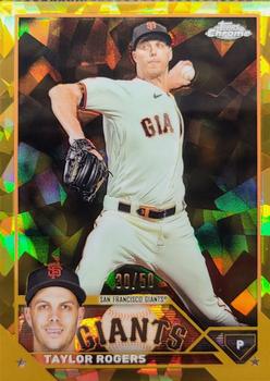 2023 Topps Chrome Update Sapphire Edition - Gold #USCS280 Taylor Rogers Front
