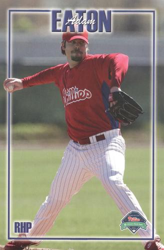 2007 Philadelphia Phillies Photo Cards #NNO Adam Eaton Front