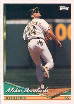 1994 Topps #188 Mike Bordick Front