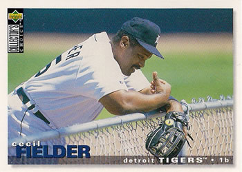 1995 Collector's Choice #470 Cecil Fielder Front