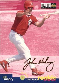 1995 Collector's Choice - Gold Signature #21 John Mabry Front