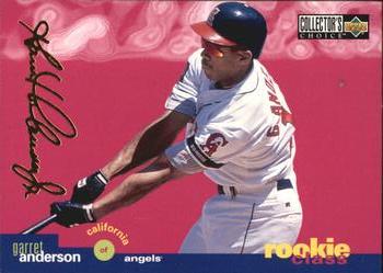 1995 Collector's Choice - Gold Signature #23 Garret Anderson Front