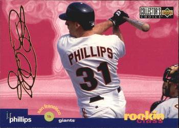 1995 Collector's Choice - Gold Signature #27 J.R. Phillips Front