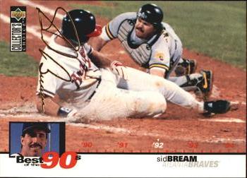 1995 Collector's Choice - Gold Signature #55 Sid Bream Front