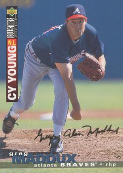 1995 Collector's Choice - Gold Signature #67 Greg Maddux Front