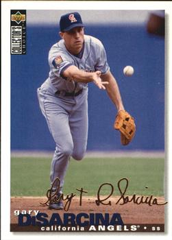 1995 Collector's Choice - Gold Signature #97 Gary DiSarcina Front