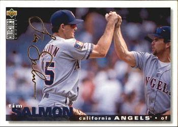 1995 Collector's Choice - Gold Signature #100 Tim Salmon Front