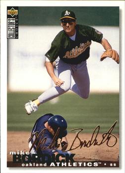 1995 Collector's Choice - Gold Signature #127 Mike Bordick Front