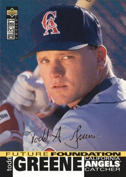 1995 Collector's Choice - Silver Signature #34 Todd Greene Front