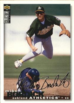 1995 Collector's Choice - Silver Signature #127 Mike Bordick Front