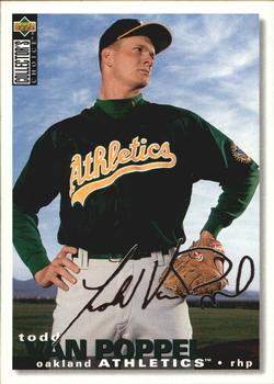 1995 Collector's Choice - Silver Signature #137 Todd Van Poppel Front