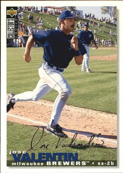 1995 Collector's Choice - Silver Signature #176 Jose Valentin Front