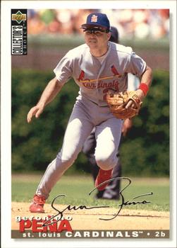 1995 Collector's Choice - Silver Signature #186 Geronimo Pena Front