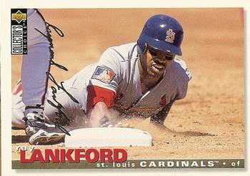 1995 Collector's Choice - Silver Signature #190 Ray Lankford Front
