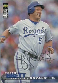 1995 Collector's Choice - Silver Signature #49 George Brett Front
