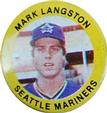 1984 Fun Foods Pins #18 Mark Langston Front