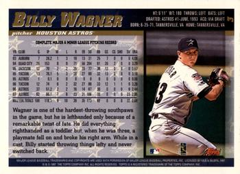 1998 Topps - Inaugural Devil Rays #3 Billy Wagner Back
